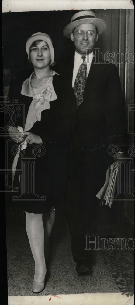 1929 Press Photo Joseph A Rosengarten Wife - RRW82059 - Historic Images