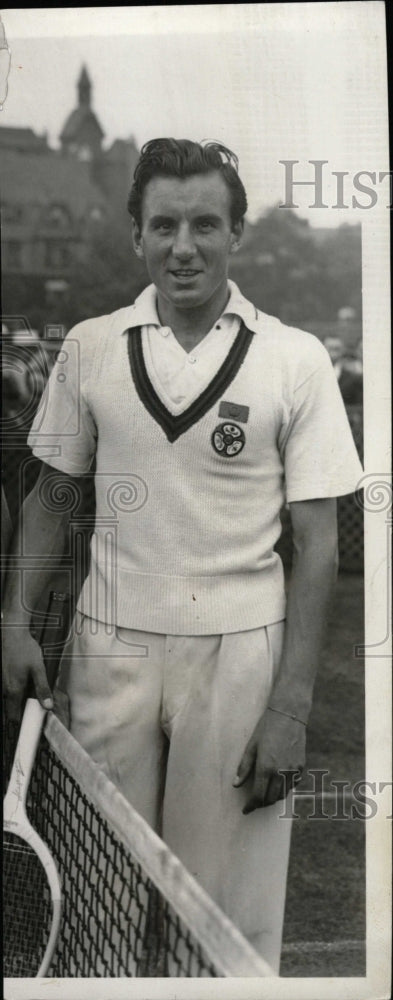 1934 Press Photo Frederick John Perry English tennis - RRW82125 - Historic Images