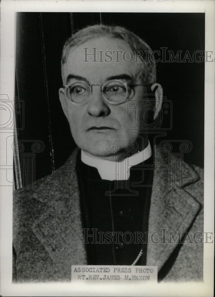 1938 Press Photo James Maxon Protestant episcopal - RRW82147 - Historic Images