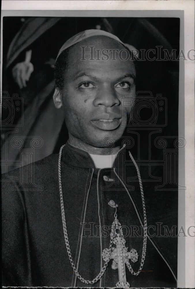 1961 Press Photo Laurian cardinal Rugambiva Prelate - RRW82275 - Historic Images