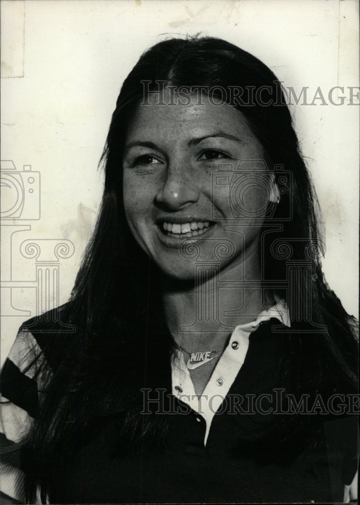 1981 Press Photo Patti Catalano Track Racer Athlete Det - RRW82433 - Historic Images