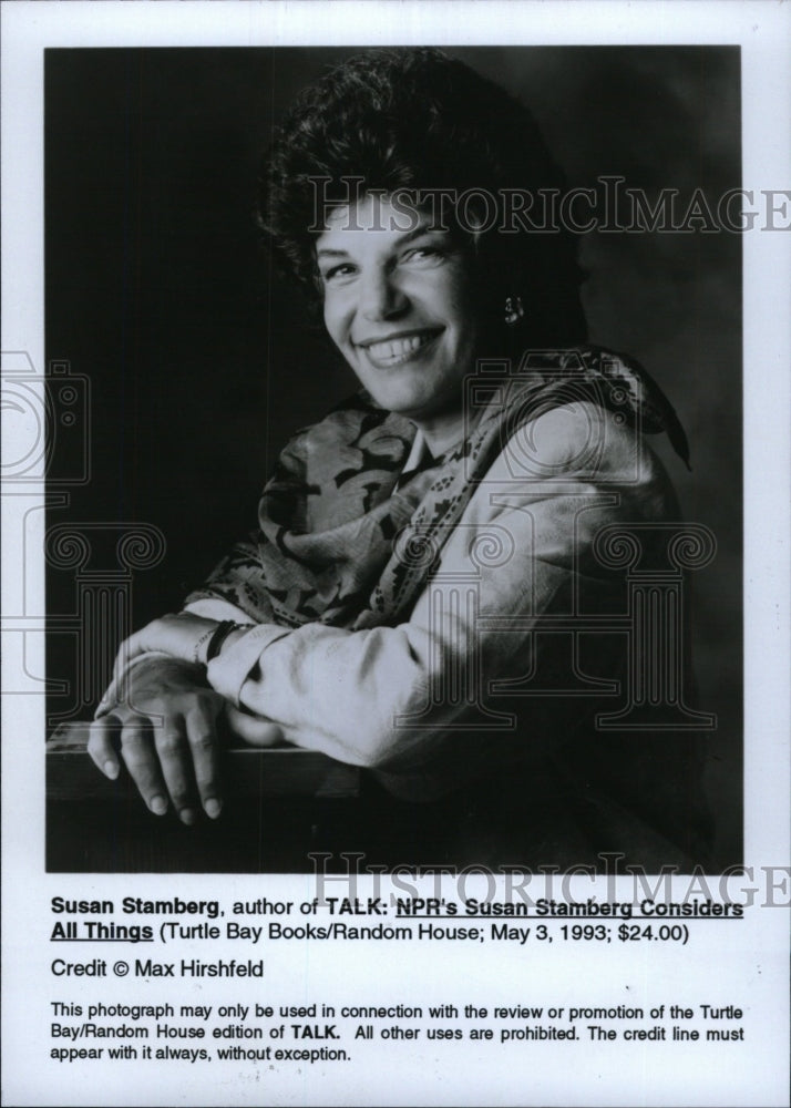 1993 Press Photo Susan Stamberg - RRW82549 - Historic Images