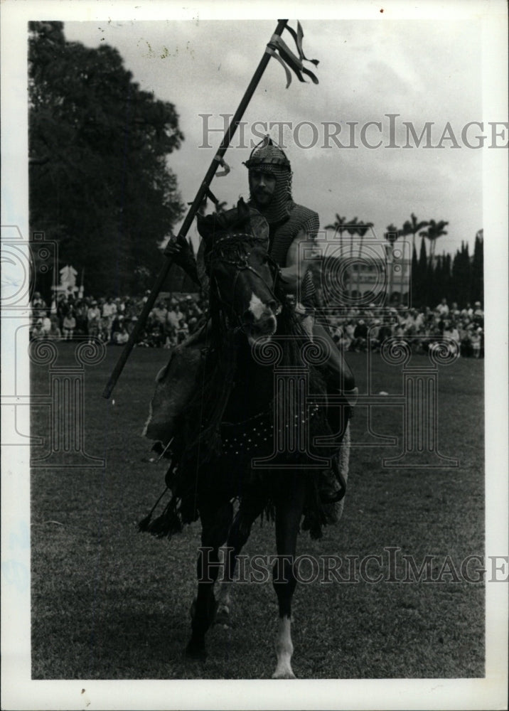 1984 Press Photo Medieval Fair Ringling Museums - RRW82571 - Historic Images