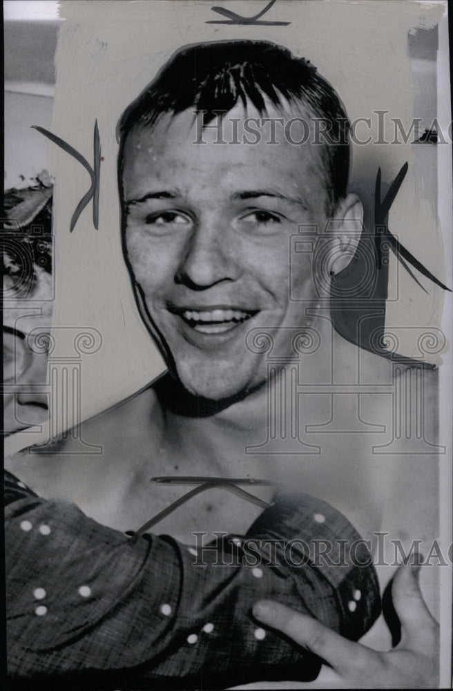 1956 Press Photo Olympic Swimmer George Breen - RRW82657 - Historic Images