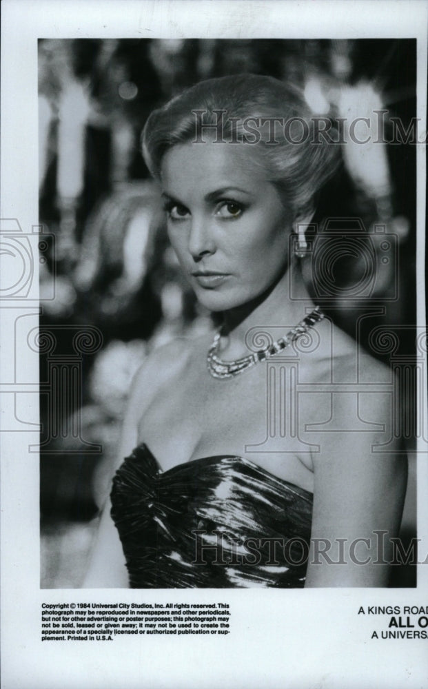 1984 Press Photo Victoria Tennant film stage star Edwin - RRW82689 - Historic Images