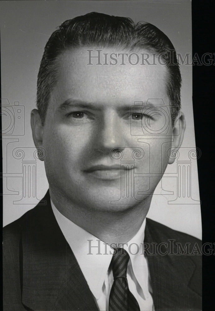 1959 Press Photo Charles J Scaulon Federal Reserve Bank - RRW82725 - Historic Images