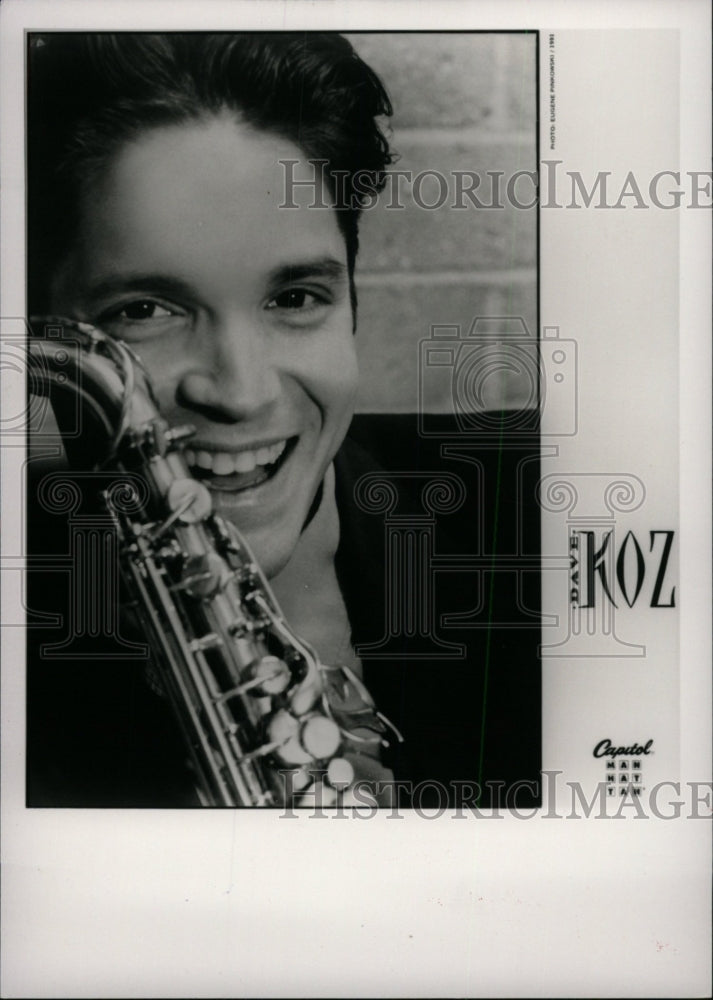 1992 Press Photo Dave Koz American Jazz Saxophonist - RRW82821 - Historic Images