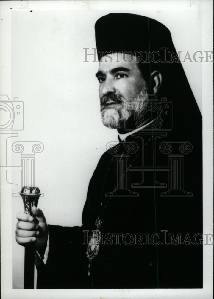 1990 Press Photo Bishop Timothy Greek Orthodox Church - RRW82903 - Historic Images