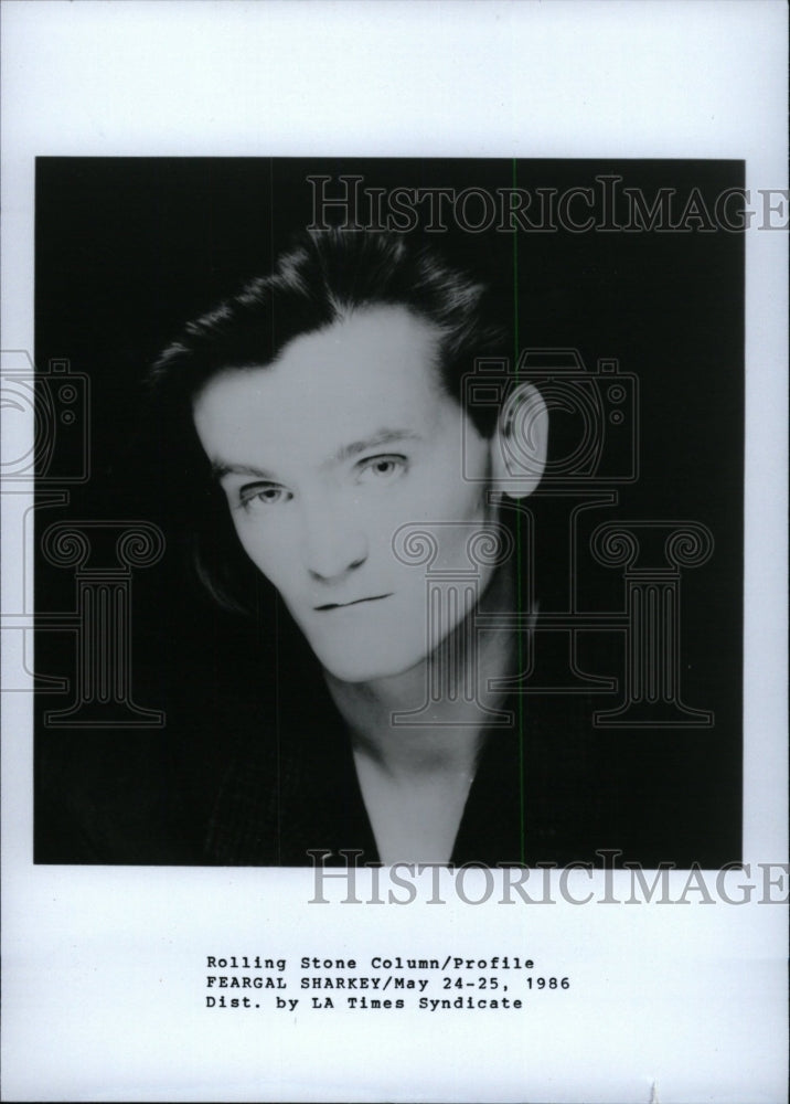 1988 Press Photo Feargal Sharkey singer vocalist - RRW82967 - Historic Images