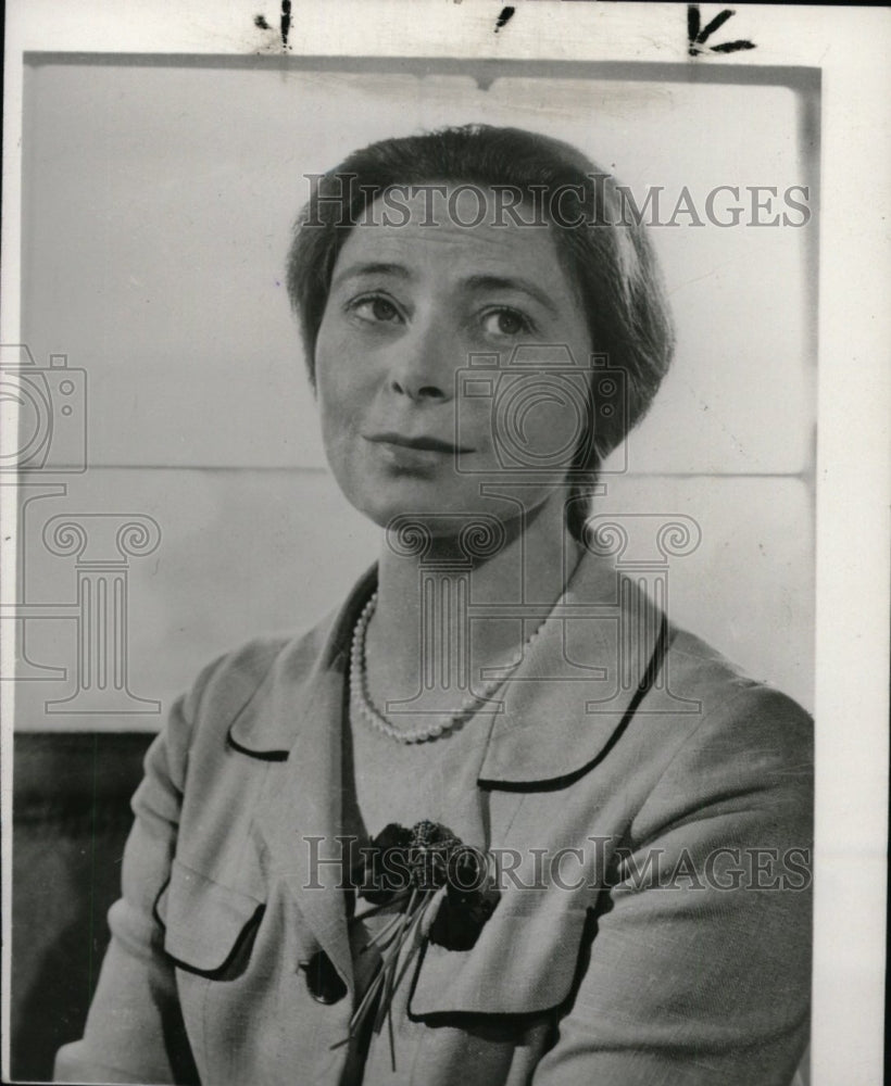 1961 Press Photo Irish Actress Siobhan McKenna - RRW83077 - Historic Images