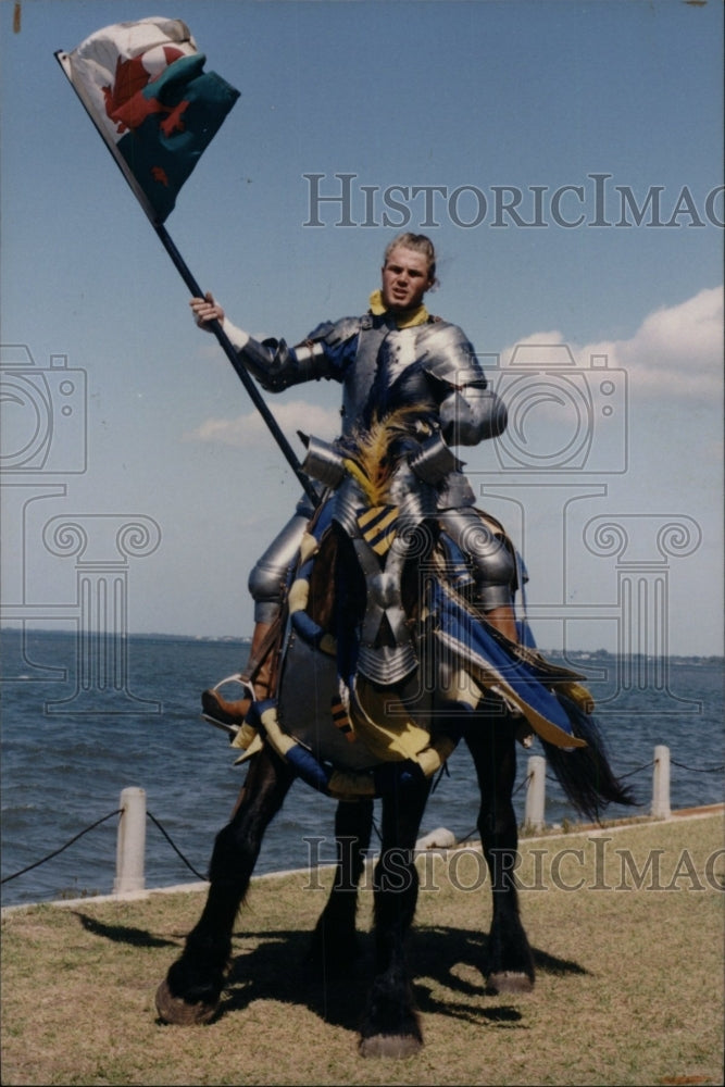 1996 Press Photo Medieval Fair Ringling Museum Sarasota - RRW83123 - Historic Images