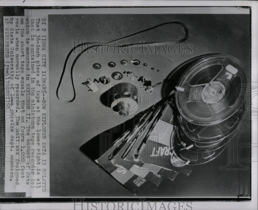 1958 Press Photo Explorer II Satellite Spacecraft Mich - RRW83221 - Historic Images