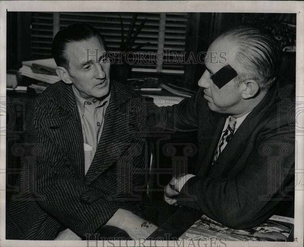 1948 Press Photo Stanley Wrobel News Reporters - RRW83279 - Historic Images