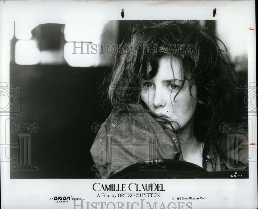 1989 Press Photo Isabelle Adjani Camille Claudel Actres - RRW83451 - Historic Images