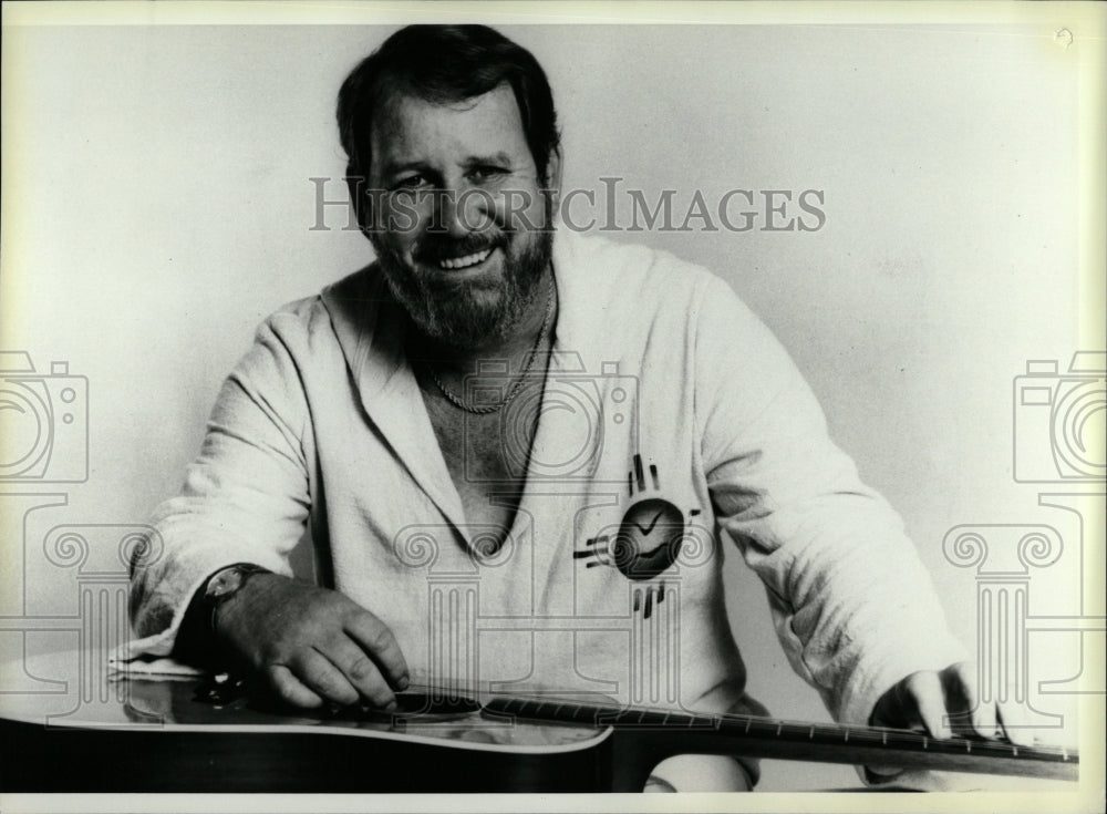 1980 Press Photo Kenneth Carllile Country Guitarist - RRW83595 - Historic Images