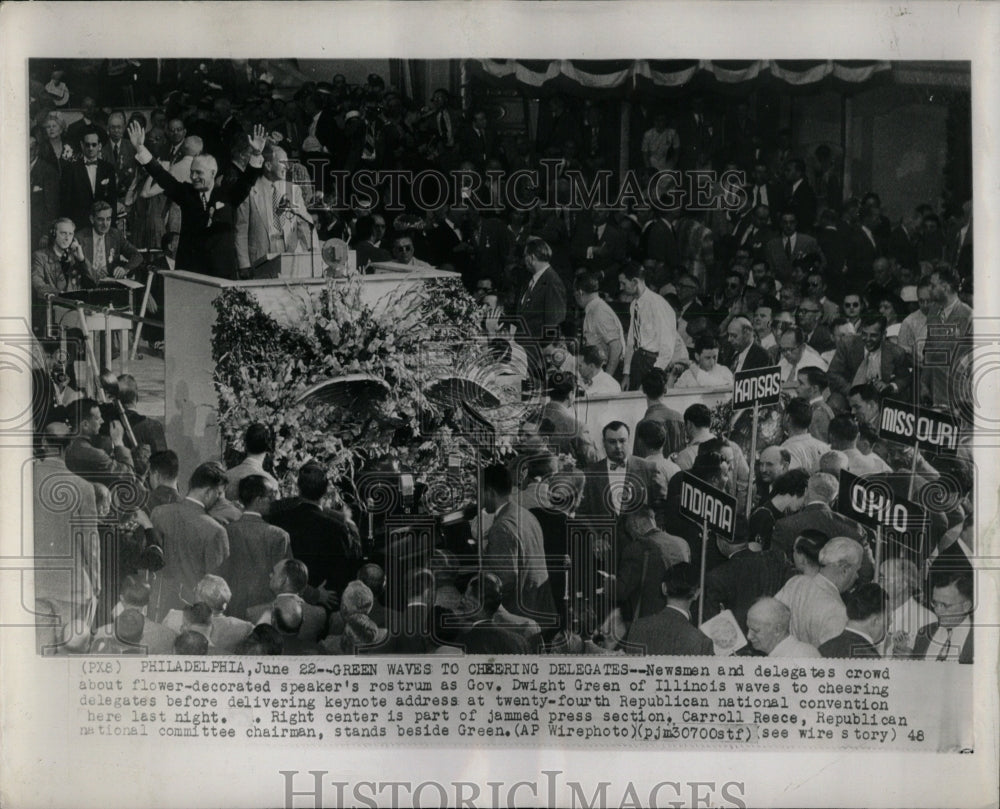 1948 Press Photo Republican National Convention - RRW83779 - Historic Images