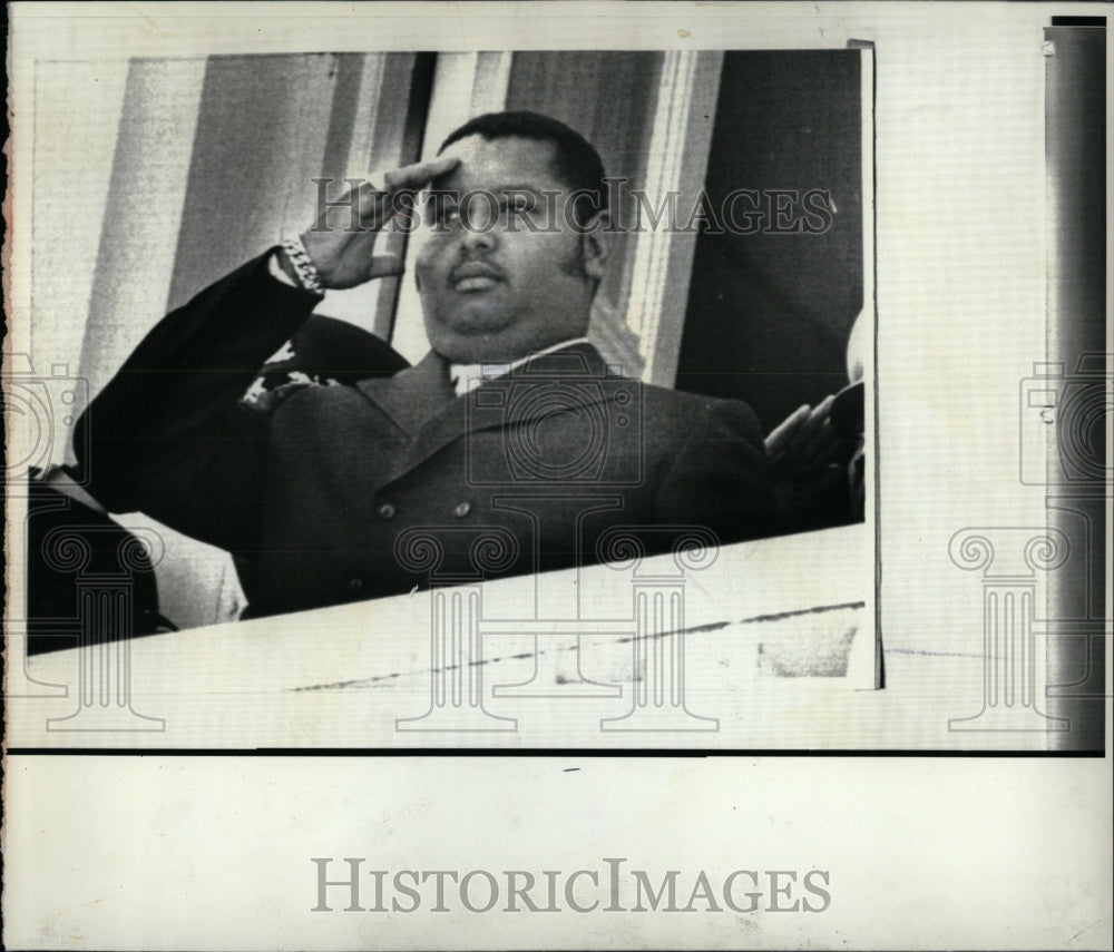 1971 Press Photo Jean Claude Duvalier Haiti Politician - RRW83797 - Historic Images