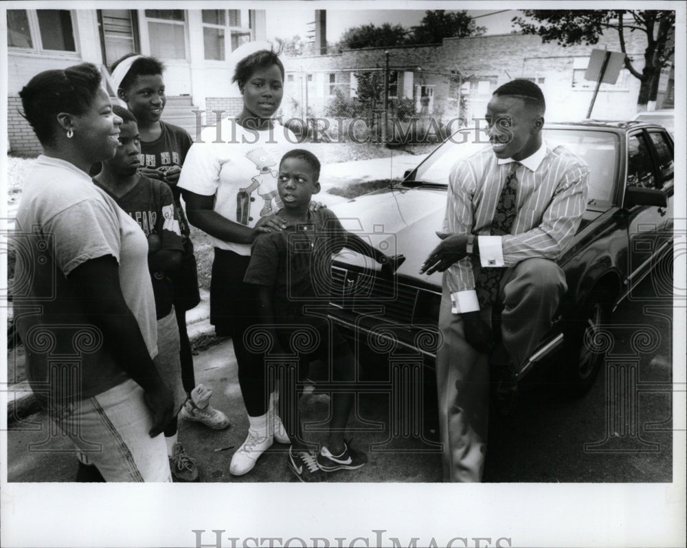 1991 Press Photo Ex Gang Member Tuttles - RRW83915 - Historic Images