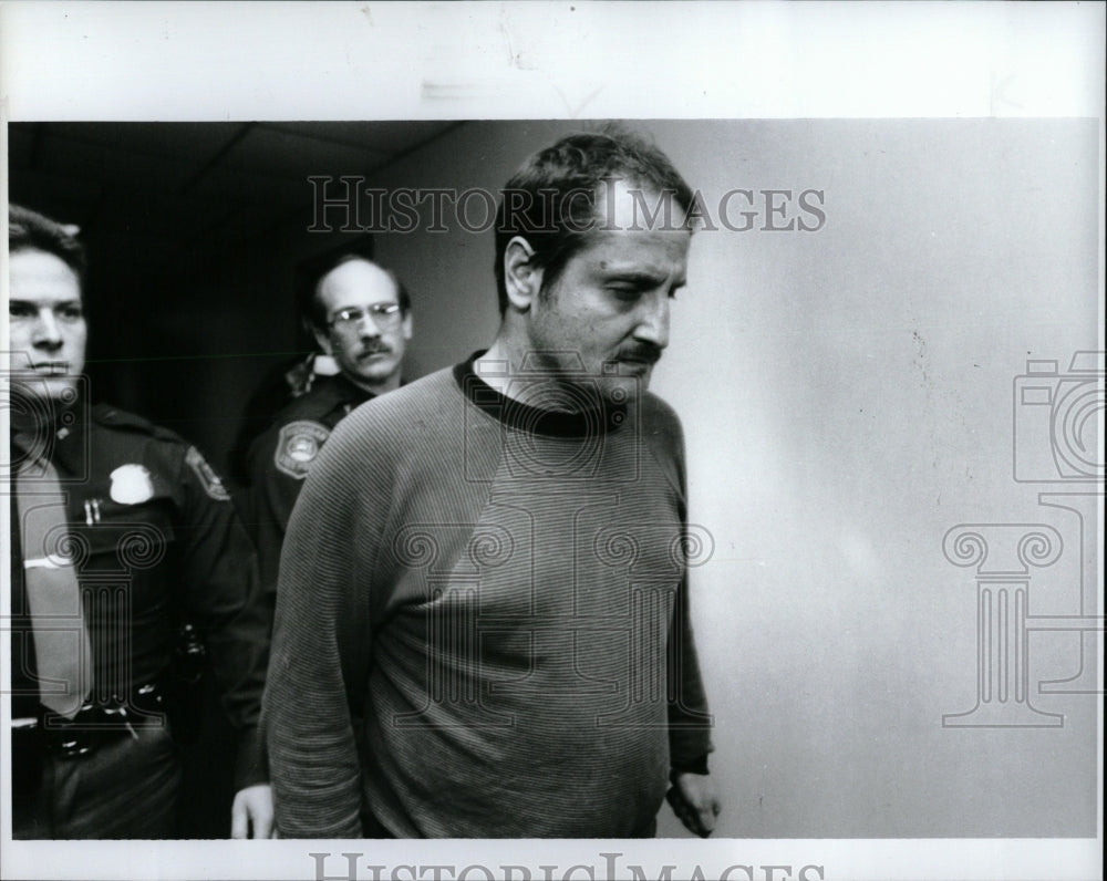 1991 Press Photo Vito Trupiano Arraign Murder Policeman RRW84119