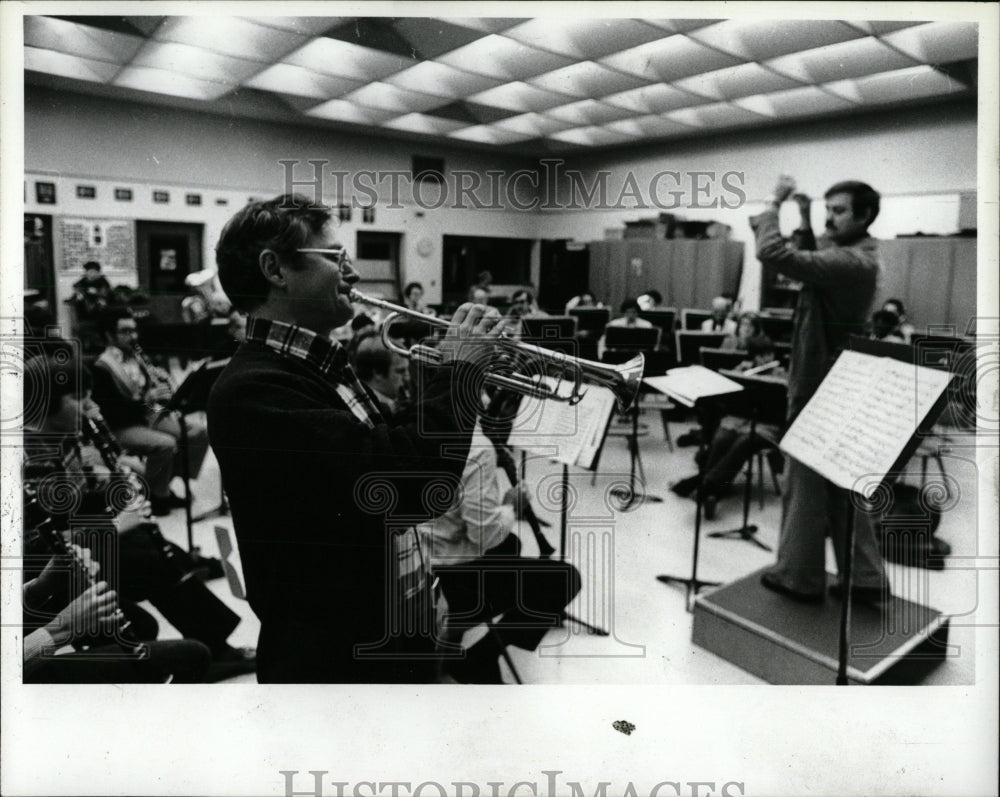 1981 Press Photo Trumpet Musical Instrument Brablec Reh - RRW84139 - Historic Images