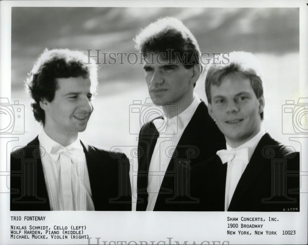 1989 Press Photo Trio Fontenay Classical Music Piano Tr - RRW84165 - Historic Images