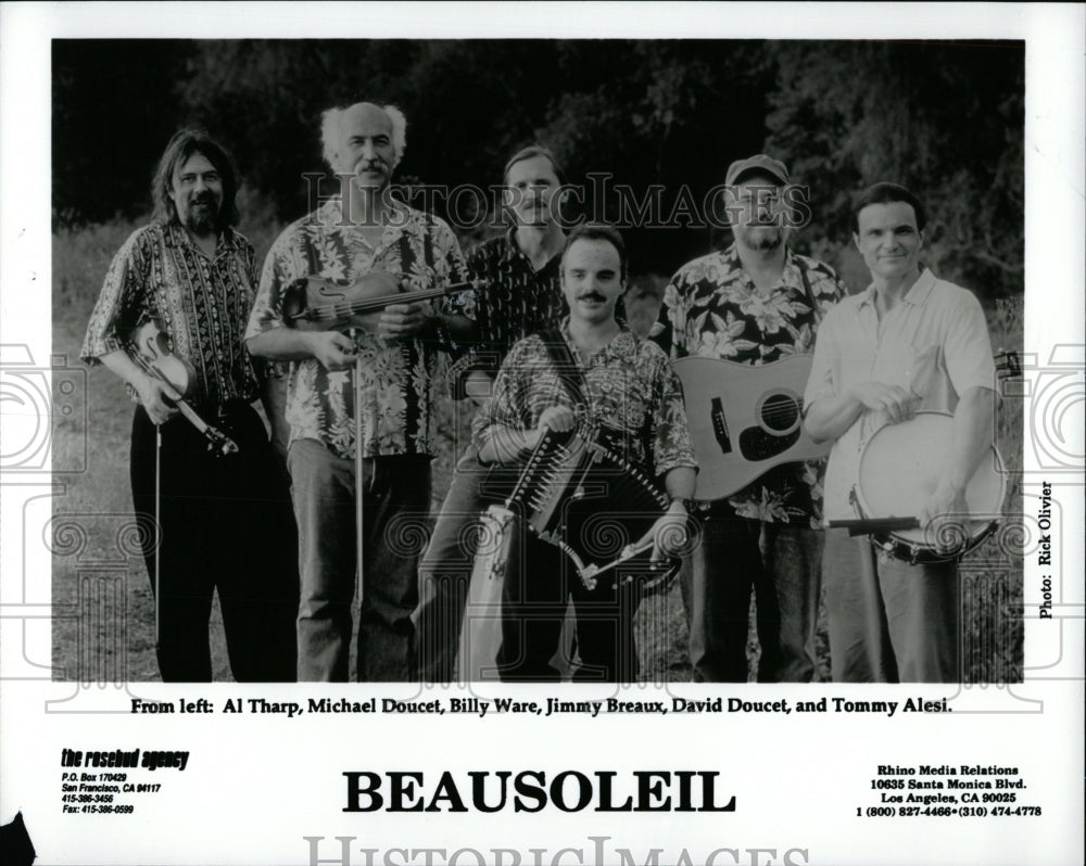 2000 Press Photo American Musical Group Beausoleil - RRW84391 - Historic Images