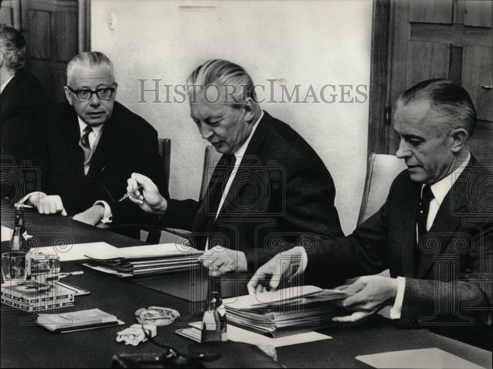 1969 Press Photo Gustav Heinemann President Germany - RRW84487 - Historic Images