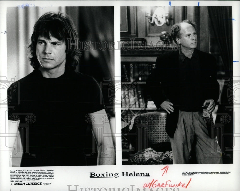 1993 Press Photo Actors Bill Paxton &amp; Art Garfunkel - RRW84623 - Historic Images