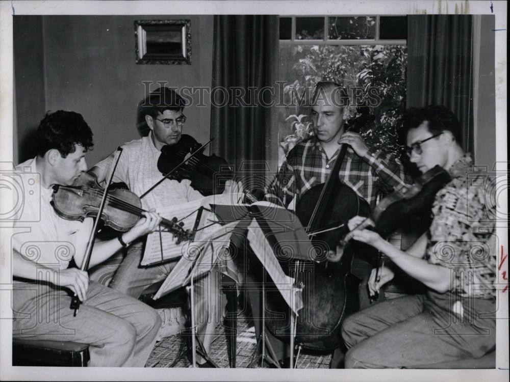 1956 Press Photo Juilliard String Quartet - RRW84665 - Historic Images