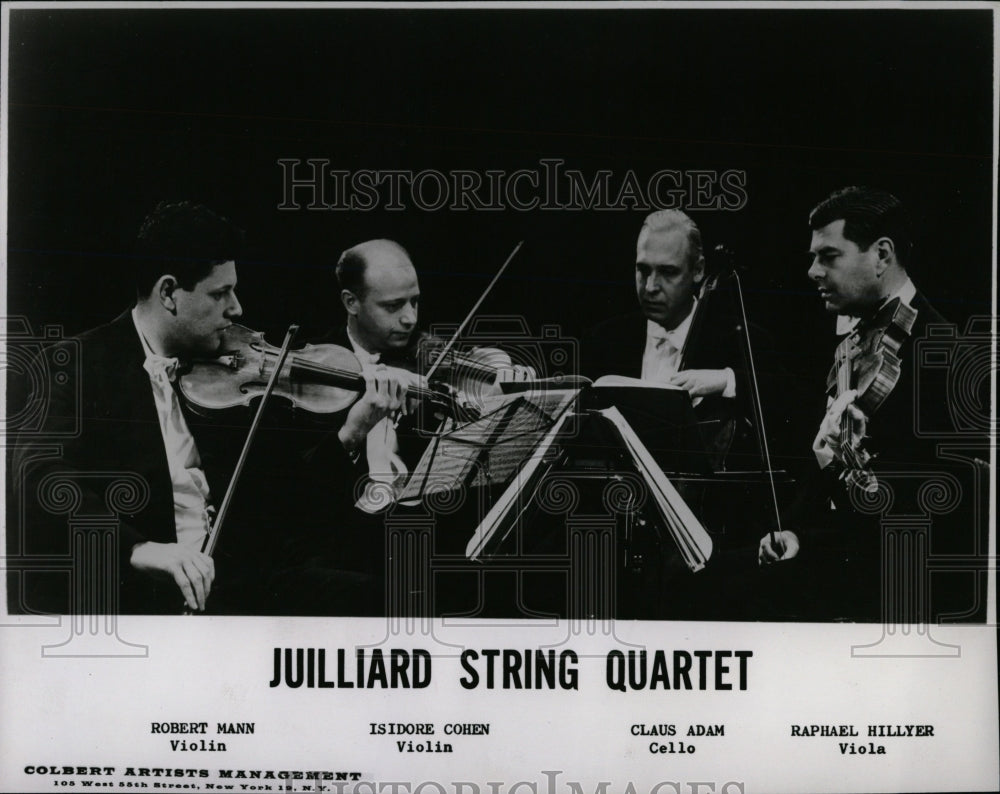 1965 Press Photo Juilliard String Robert Mann Isidore - RRW84673 - Historic Images