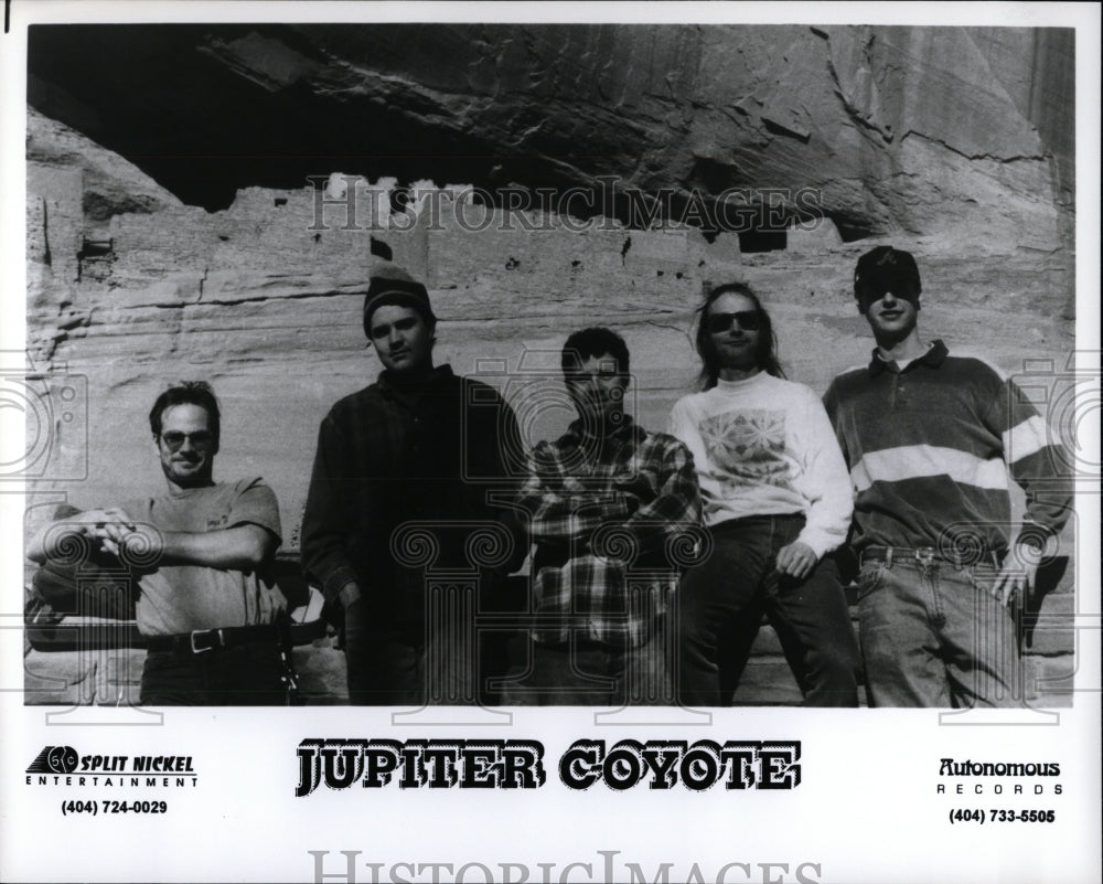 1995 Press Photo Jupiter Coyote American Rock Musicians - RRW84715 - Historic Images