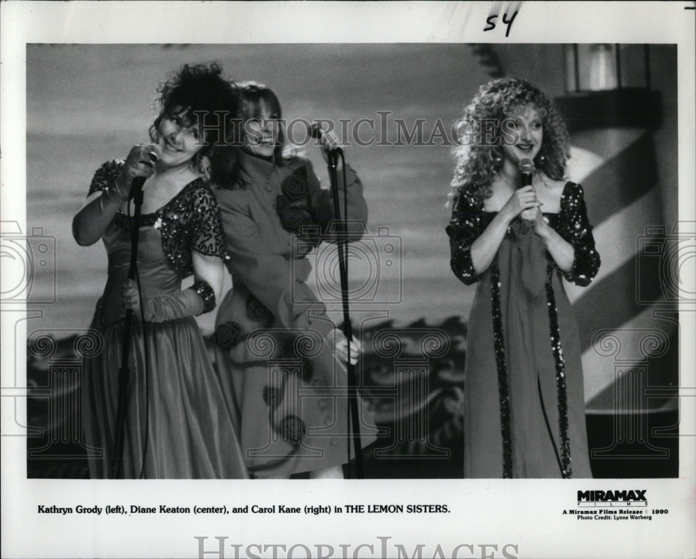 1990 Press Photo Carol Kane Kathryn Grody Lemon Sisters - RRW84731 - Historic Images