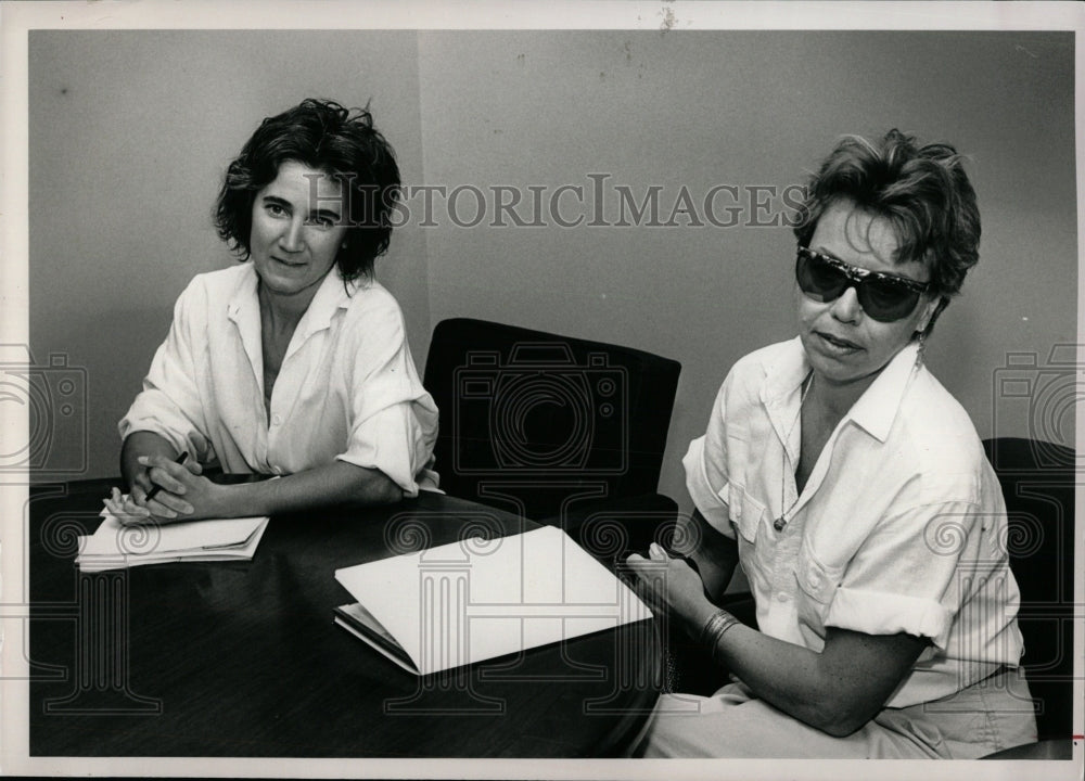 1980 Press Photo Lois Lafond and Lois LaCroix - RRW85063 - Historic Images