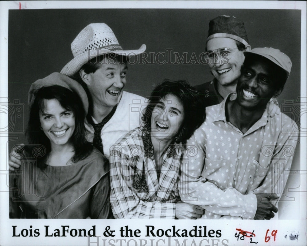 1990 Press Photo Lois Lafond Rockadiles Smile Five - RRW85065 - Historic Images