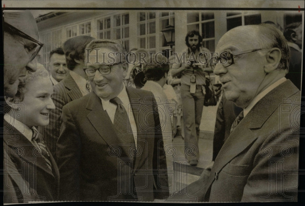 1975 Press Photo State Henry Kissinger David Mayor Jean - RRW85181 - Historic Images