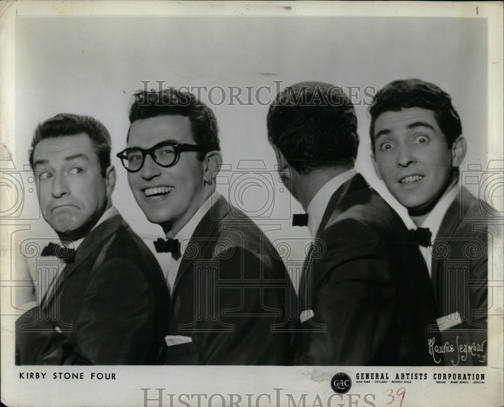 1960 Press Photo Kirby Stone Four American Vocal Group - RRW85239 - Historic Images