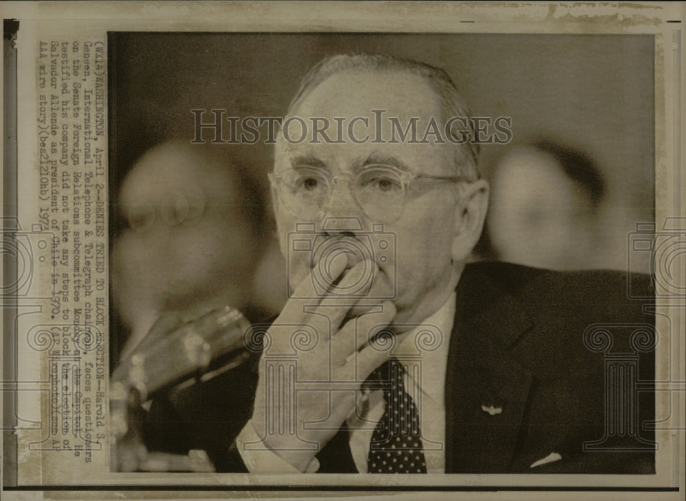 19783 Press Photo Harold Geneen Foreign Washington Face - RRW85289 - Historic Images