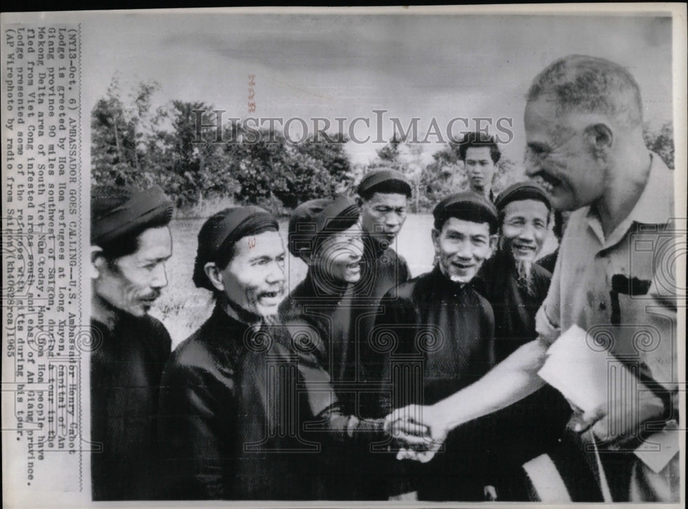 1965 Press Photo US Ambassador Henry Cabot Lodge - RRW85769 - Historic Images