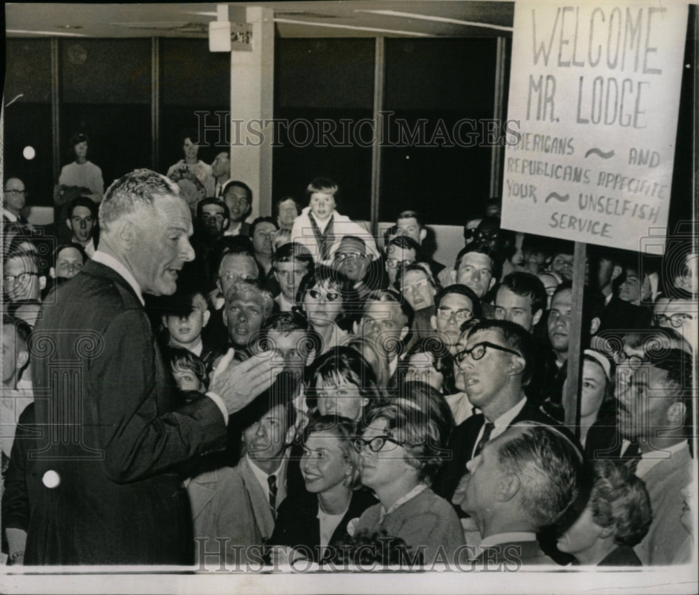 1964 Press Photo Gov William Scranton San Francisco - RRW85791 - Historic Images