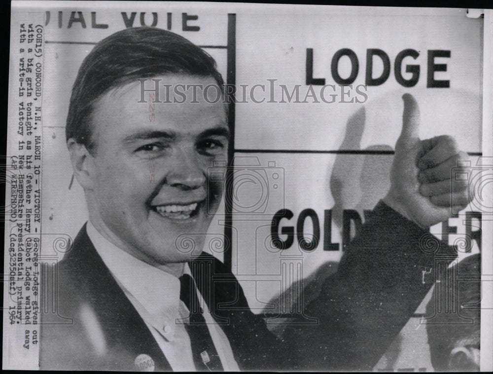 1964 Press Photo George Lodge - RRW85807 - Historic Images