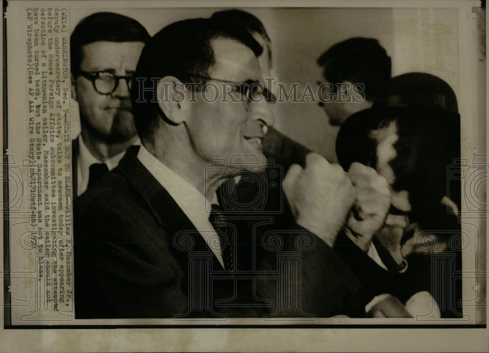 1970 Press Photo William Macomber Jr Deputy Blame - RRW85829 - Historic Images