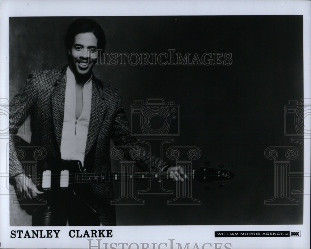 1987 Press Photo Stanley Clarke American jazz scores - RRW85889 - Historic Images