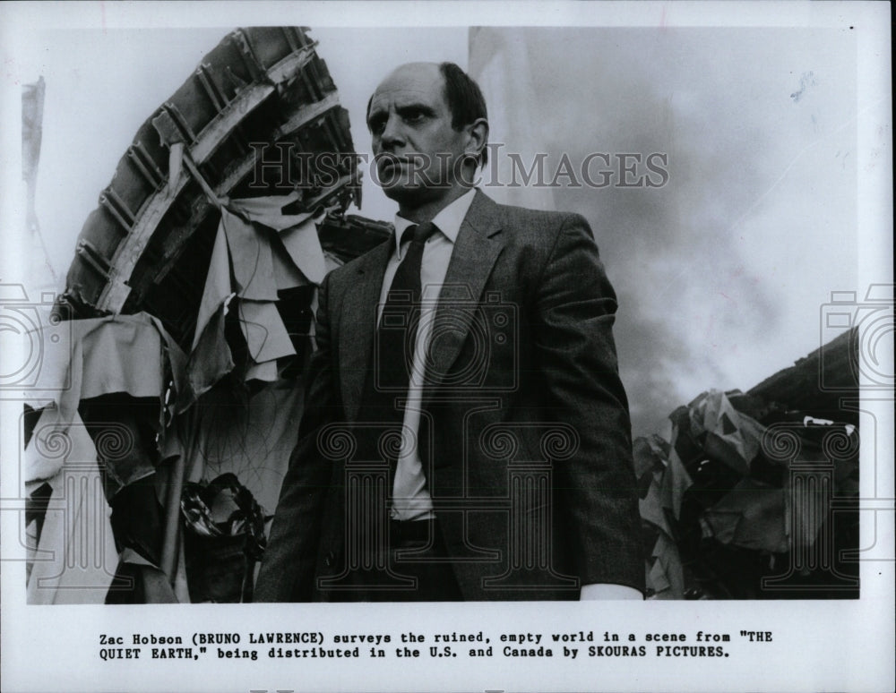 1985 Press Photo Bruno Lawrence Quiet Earth Skouras - RRW85905 - Historic Images