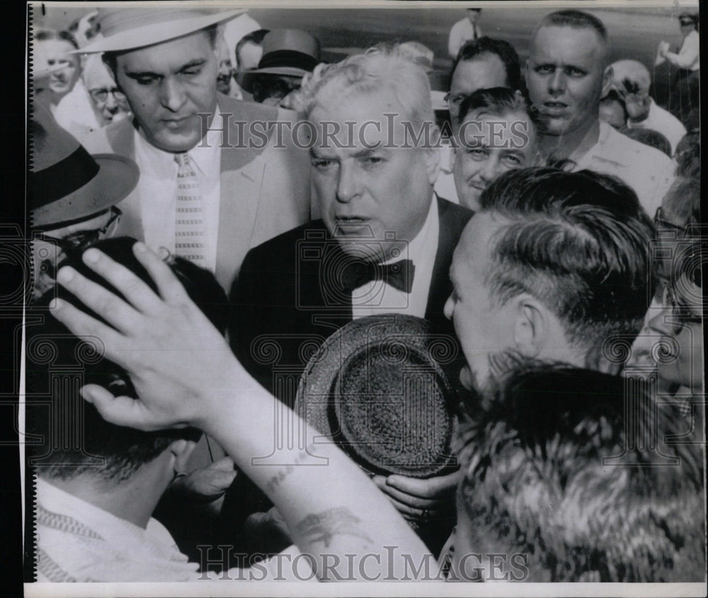 1956 Press Photo David McDonald Pittsburgh Steel worker - RRW86113 - Historic Images