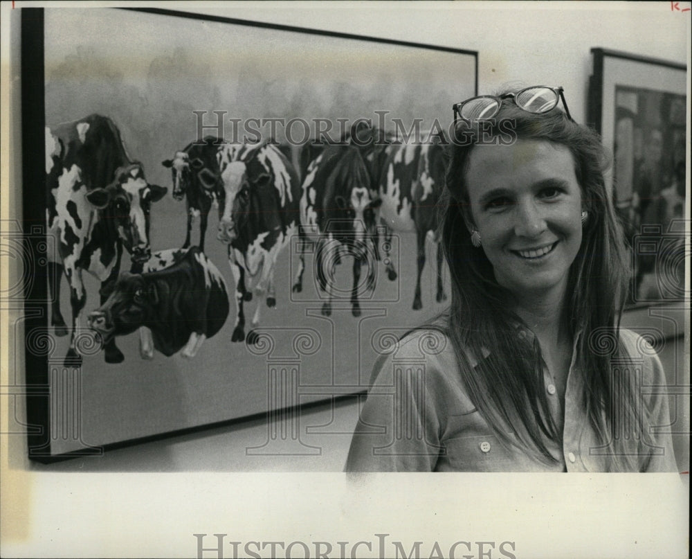 1976 Press Photo ARTIST ANN MERRY DENVER COLORADO - RRW86181 - Historic Images