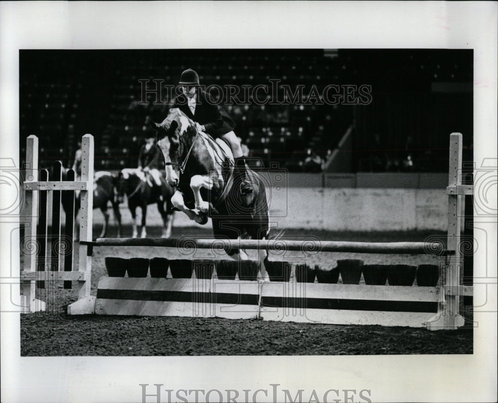 1979 Press Photo Donna Moore riding Sky Roper at Colora - RRW86199 - Historic Images