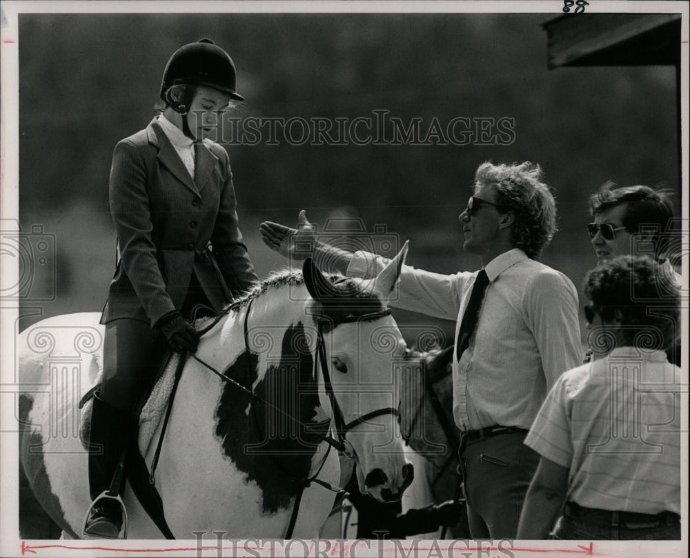 1989 Press Photo HORSE SHOW CHARLES KATHY - RRW86201 - Historic Images