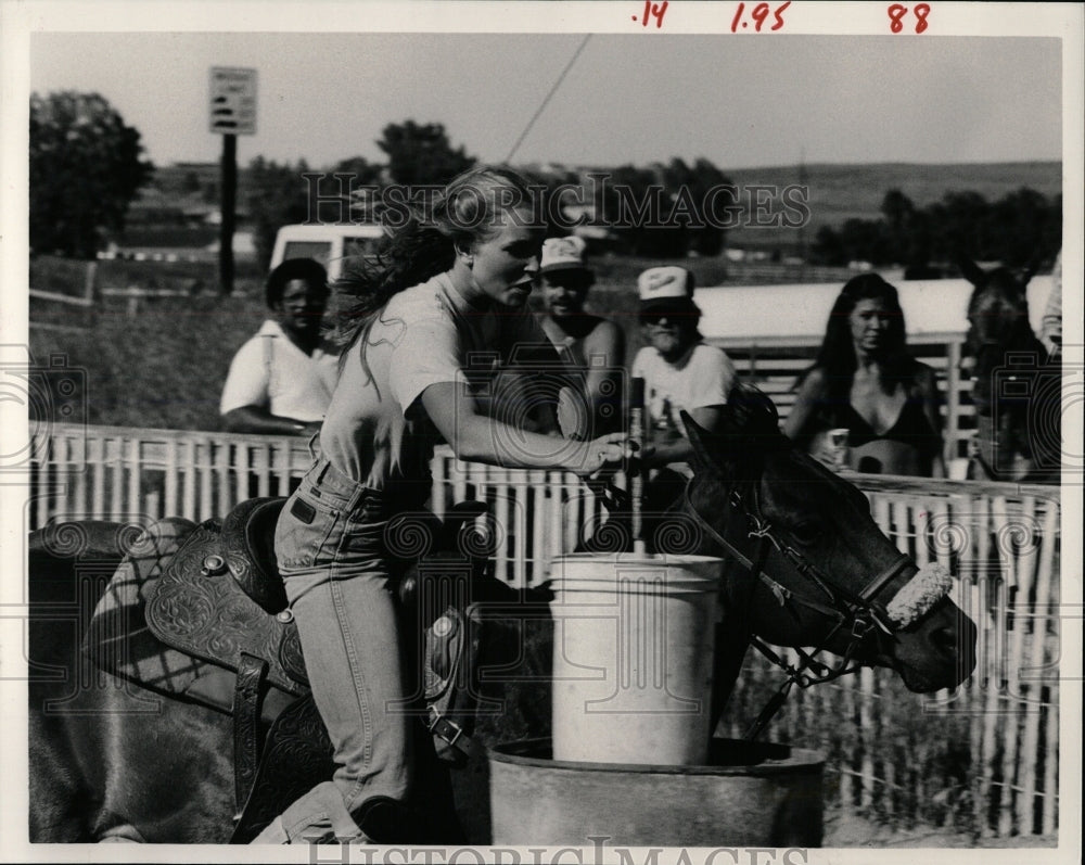 1983 Press Photo Park Trail Raider Horse Show. - RRW86209 - Historic Images
