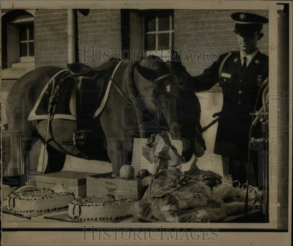 1972 Press Photo Black Jack the riderless horse of pres - RRW86503 - Historic Images