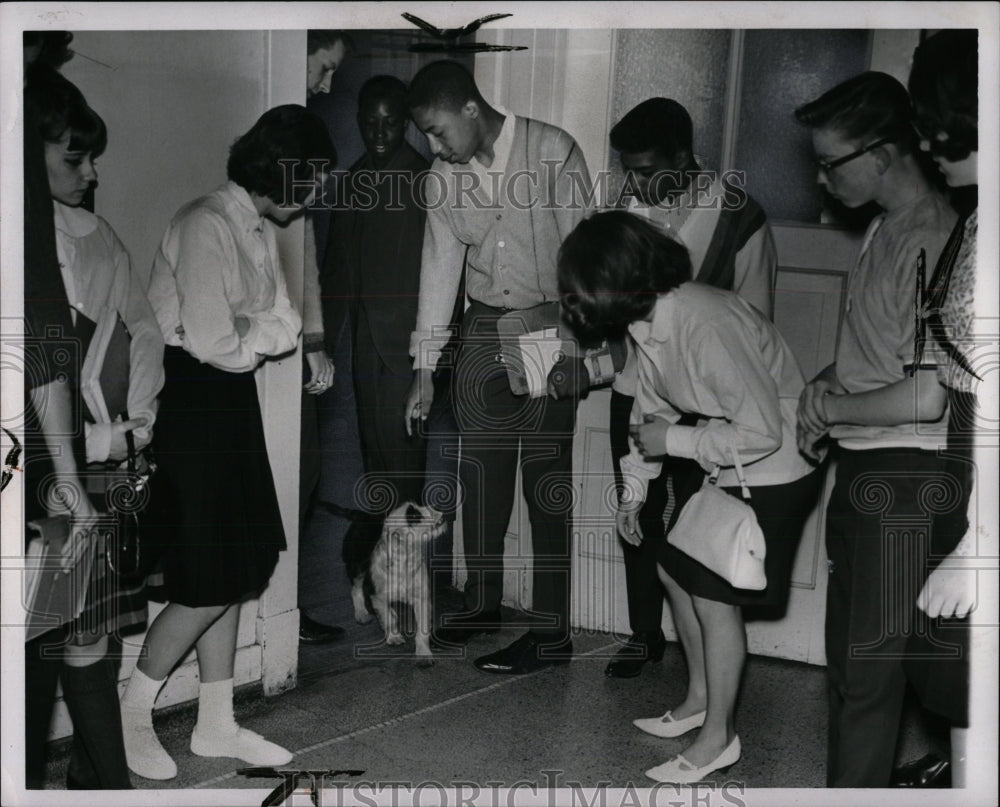 1965 Press Photo Hamtramck High School Teacher Strikes - RRW86579 - Historic Images